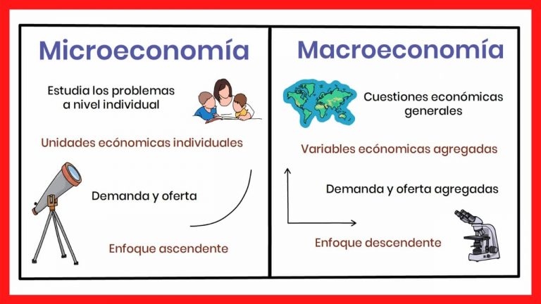 Diferencias entre la Microeconomía y Macroeconomía