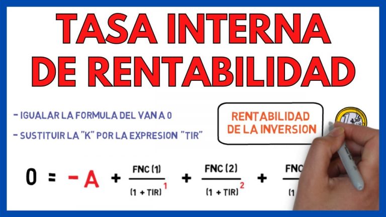 Tasa Interna de Rentabilidad (TIR)